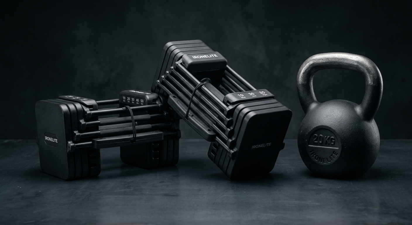 Adjustable Dumbbells & Kettlebells